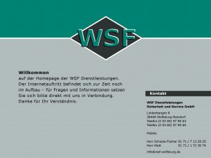 Gebäudereiniger Niedersachsen: WSF Dienstleistungen Sicherheit und Service GmbH